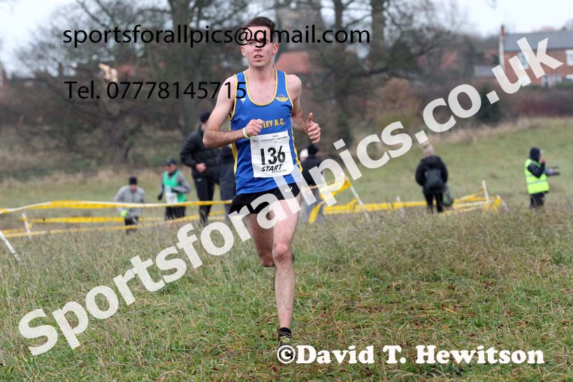 Senior men, 2021 North Eastern Cross Country Championships, Sedgefield. Photo: David T. Hewitson/Sports for All Pics